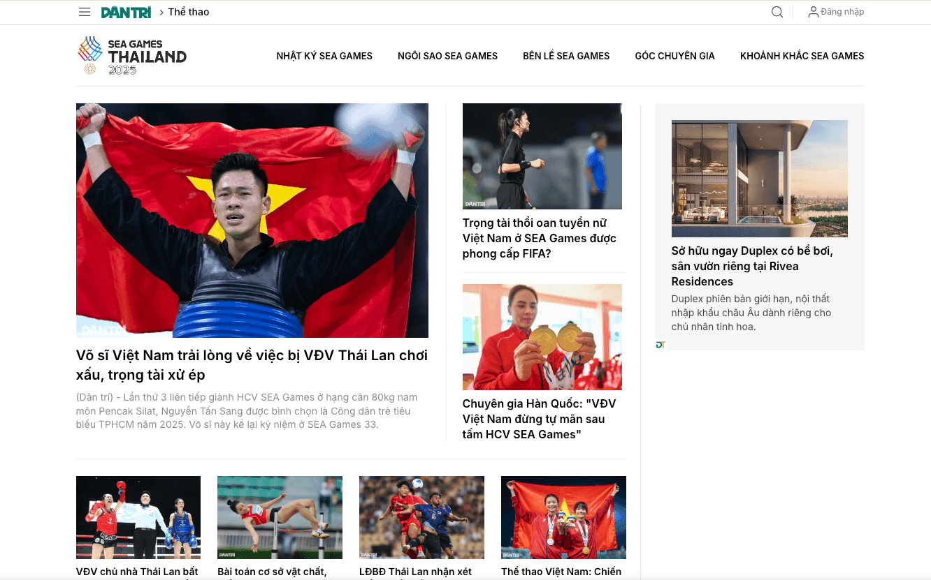 Ảnh đại diện SEA Games Thái Lan 2025