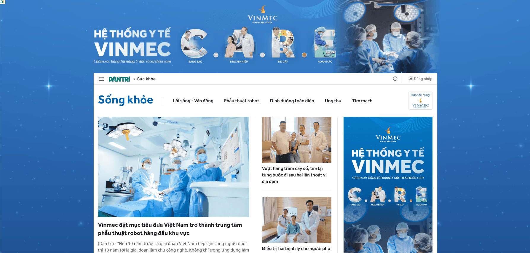 Ảnh đại diện Sống khỏe - Bệnh viện Đa khoa Quốc tế Vinmec