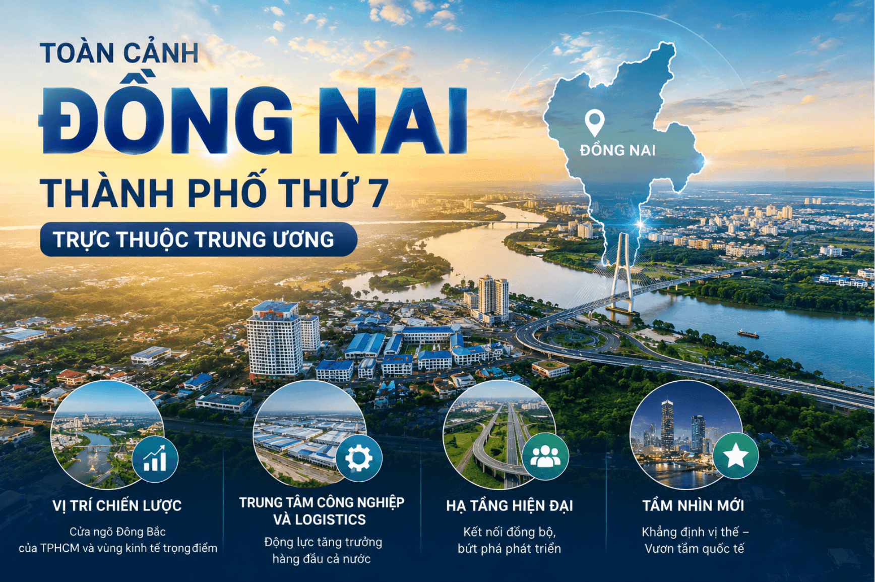 Ảnh đại diện D-Interactive: Toàn cảnh Đồng Nai - thành phố thứ 7 trực thuộc Trung ương